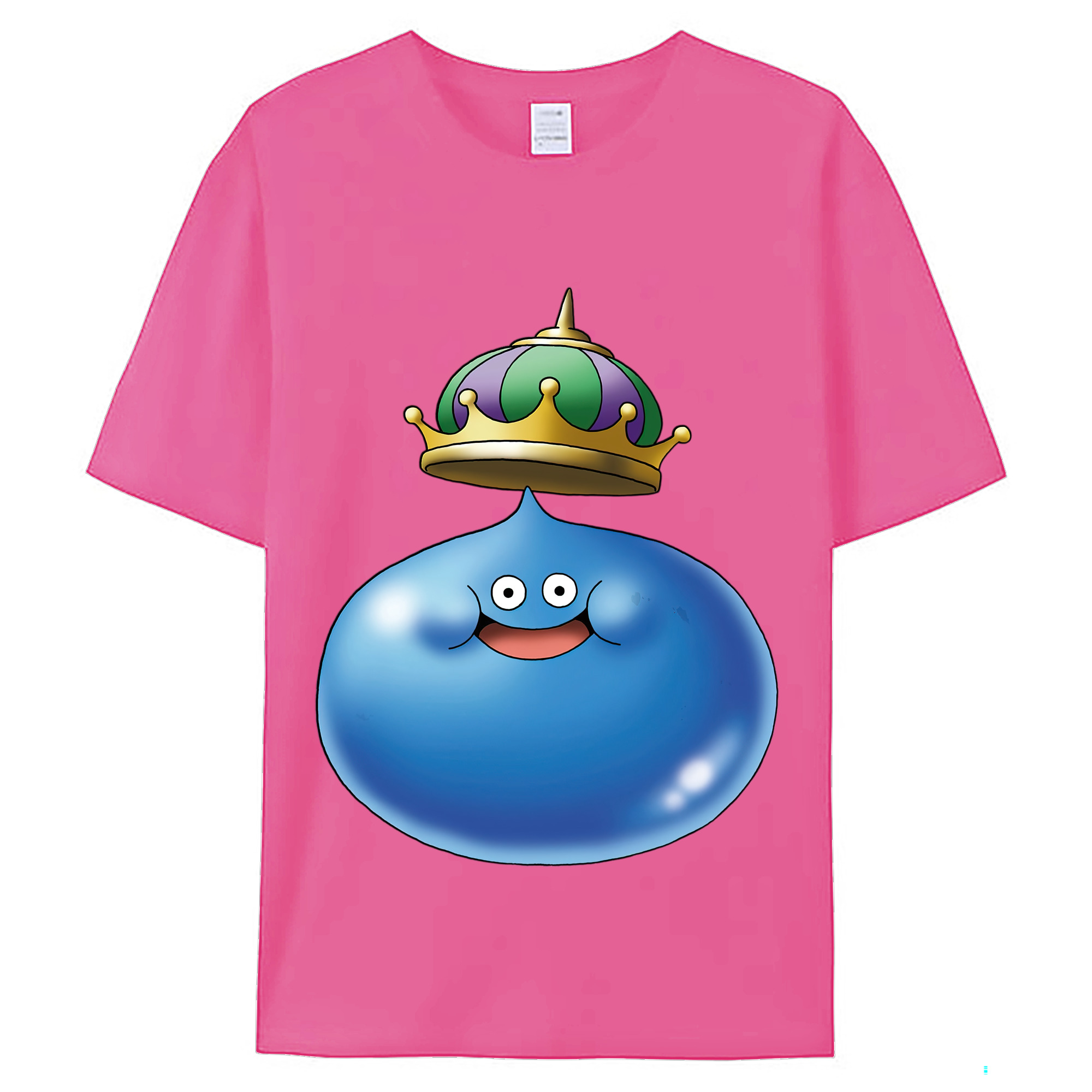 （画像用） ドラゴンクエスト Doragon Kuesuto Dragon Quest レディースカジュアルプリントTシャツ（綿100％）